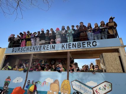 Zweistöckig unterwegs: der Burschenverein Kienberg.